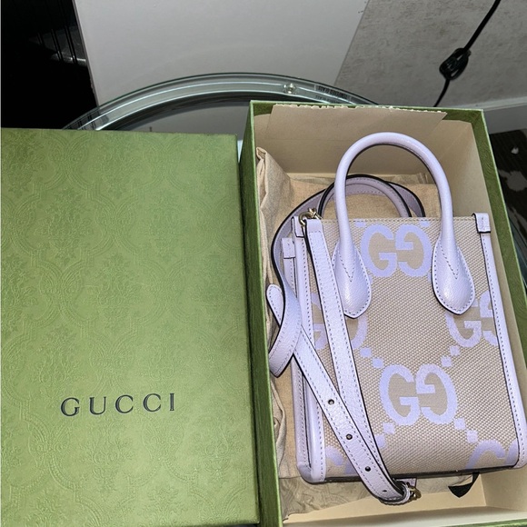 Gucci Purple Mini Tote Bag - Picture 5 of 6
